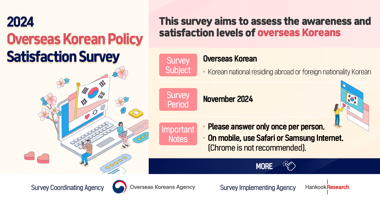 [2024 Overseas Korean Policy Satisfaction Survey]