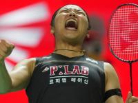 An a tear: badminton star wins year's 5th title at Indonesia Open